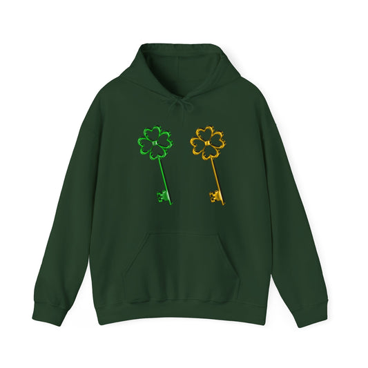 Charming Keys Unisex Hoodie | Cozy Irish-Inspired Pullover | True North