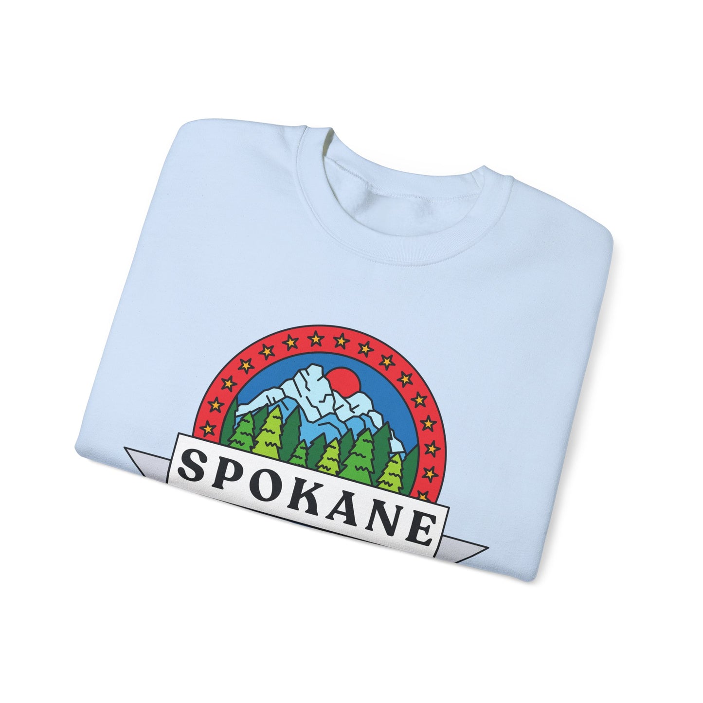 Spokane Mountain Badge Crewneck Sweatshirt