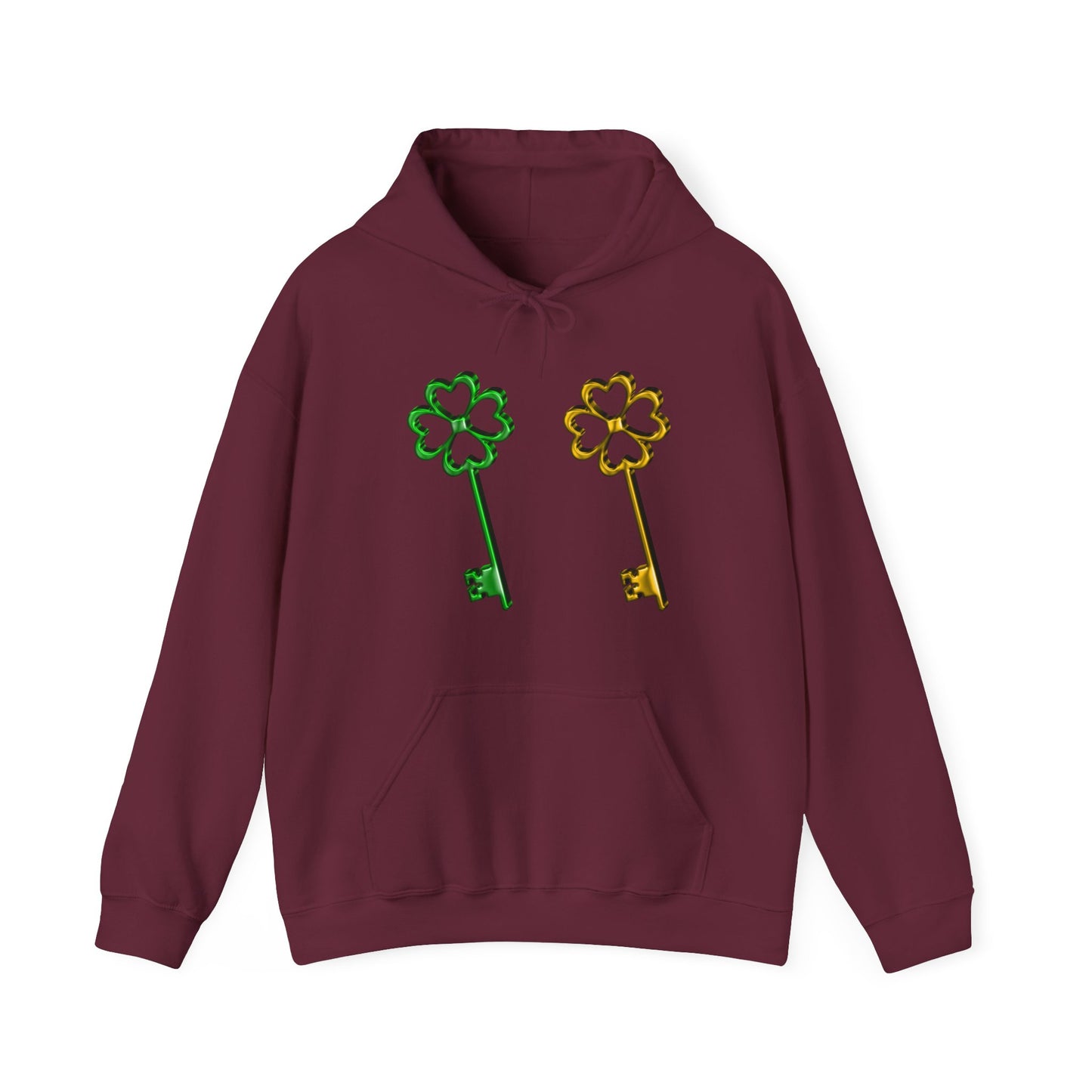 Charming Keys Hooded Sweatshirt | St. Patrick's Day Pullover | True North