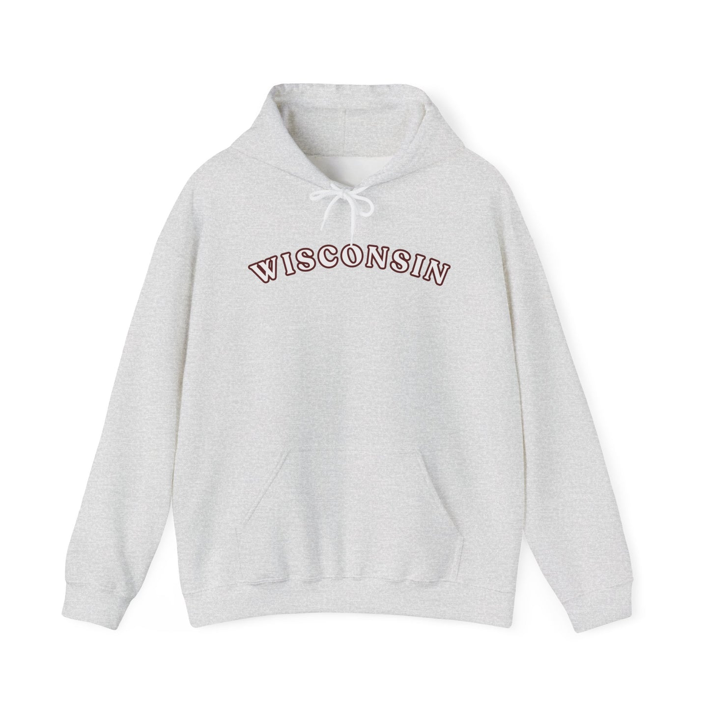 Wisconsin Arch Hoodie — Vintage Collegiate State Sweatshirt MADISON