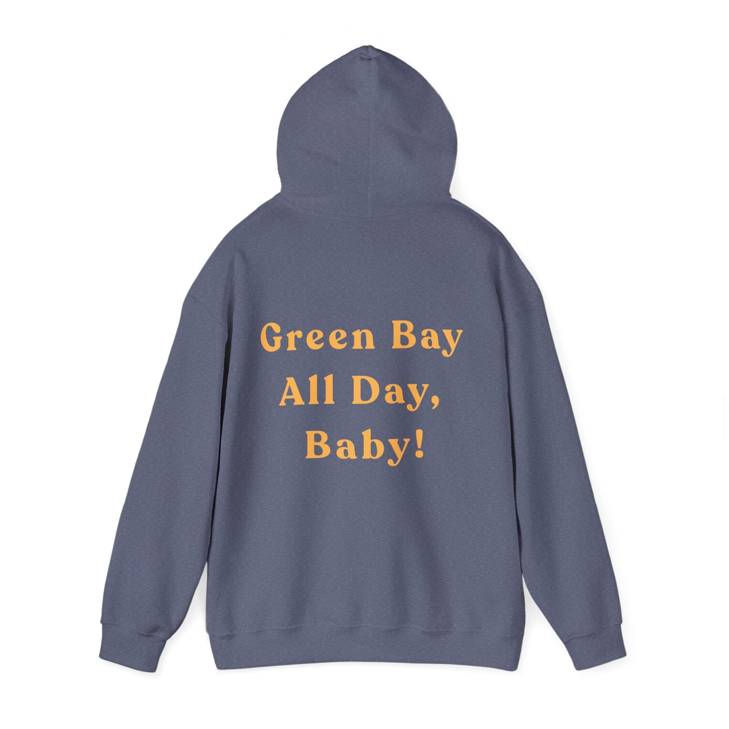 Green Bay Fan Gear Heavy Blend Hooded Sweatshirt | Cozy Sundays | True North