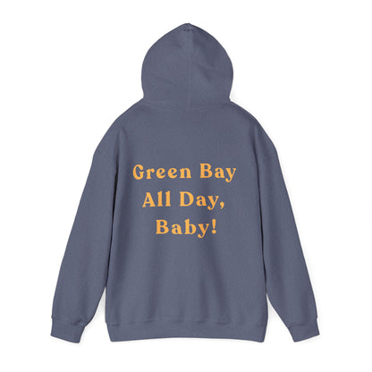 Green Bay Fan Gear Heavy Blend Hooded Sweatshirt | Cozy Sundays | True North