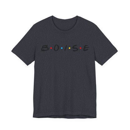 Boise Retro Friends-Style Tee — City Name Graphic T-Shirt