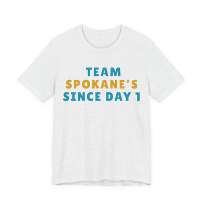Team Spokane's Since Day 1 T-Shirt — Spokane Pride Graphic Tee