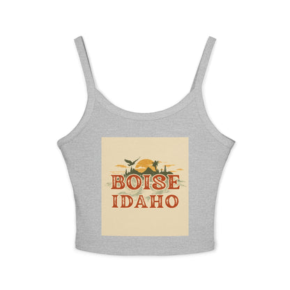 Boise Idaho Vintage Sunset Tank