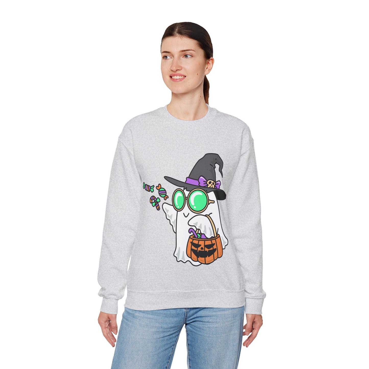 Halloween Ghost Crewneck Sweatshirt | True North