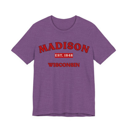 Madison Wisconsin Established 1848 JERSEY Tee