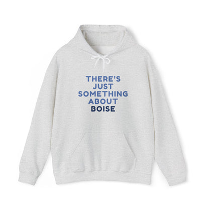 Boise Hoodie — "There's Just Something About Boise" Cozy City Sweatshirt