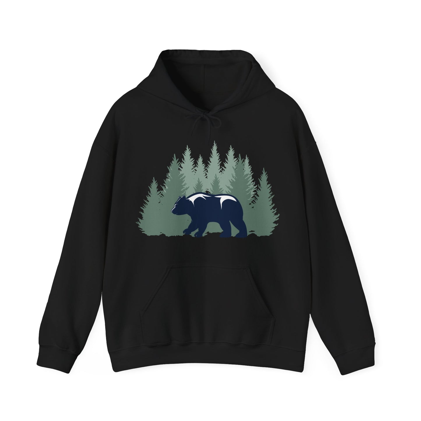 Nature-Inspired Bear Hoodie | Forest Hikes and Nature Lovers | True North