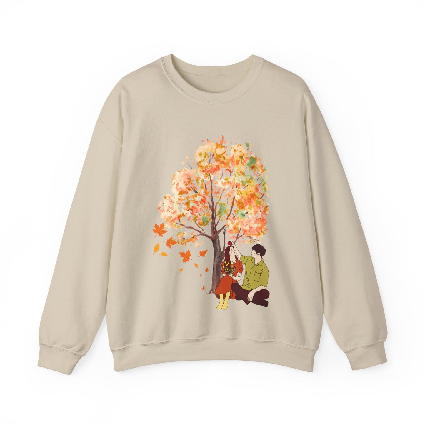 Cozy Fall Couple Crewneck Sweatshirt | Autumn Vibes | True North