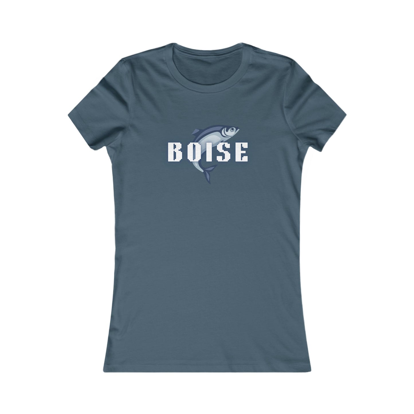Boise Dolphin Women's Tee — Retro City Pride Graphic Tee