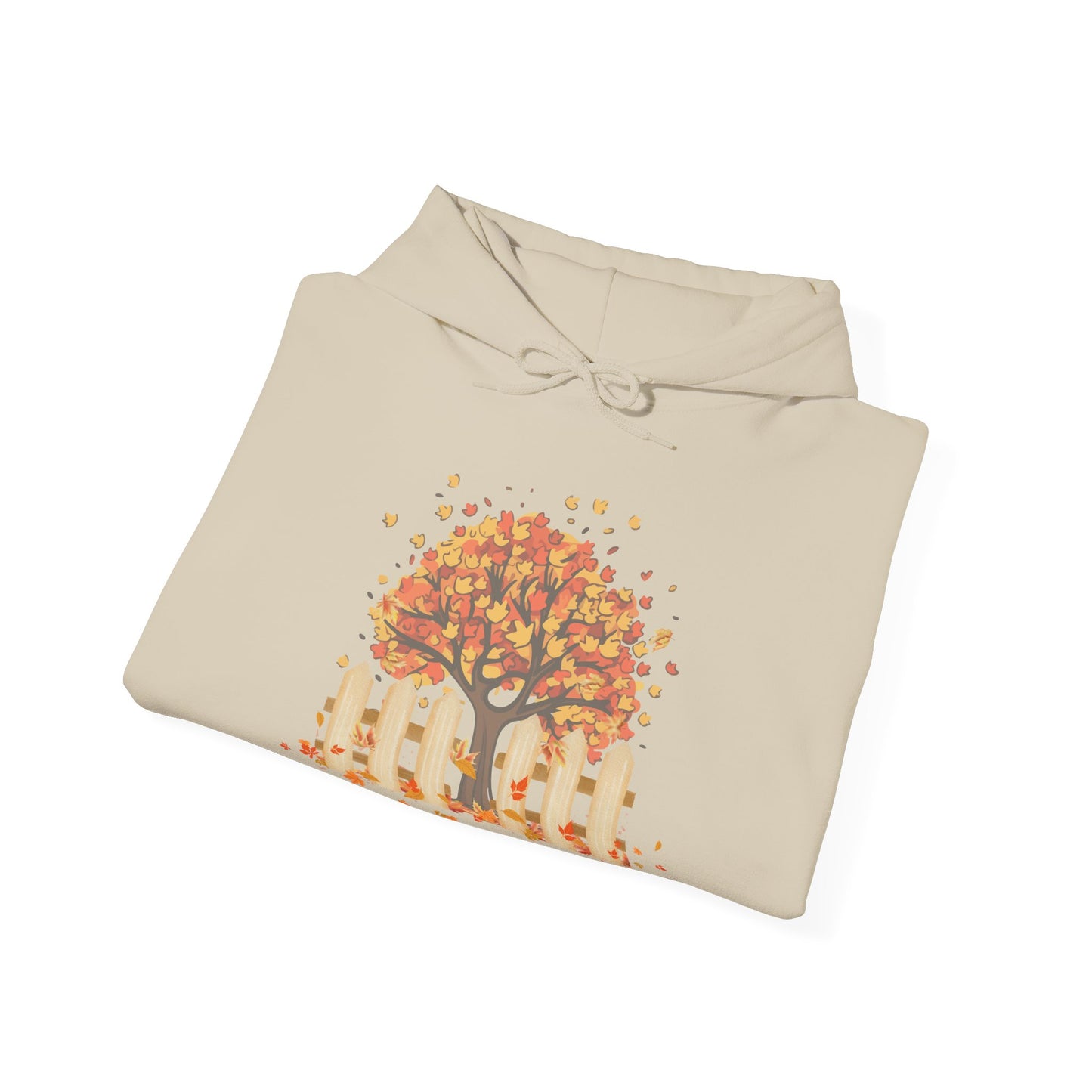 Autumn Tree Hoodie | Thanksgiving Gift, Nature-Inspired Casual Wear | True North
