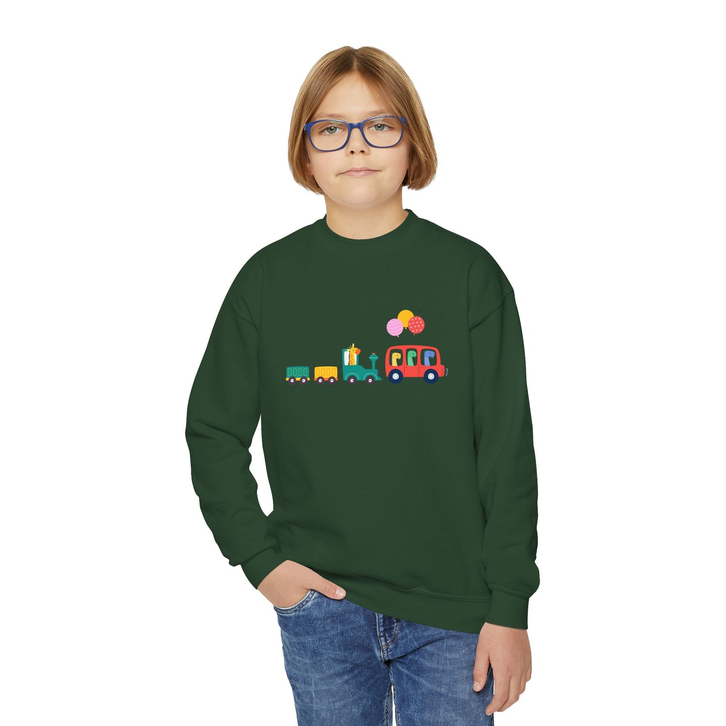 Colorful Vehicles Sweatshirt | Dino & Train | True North