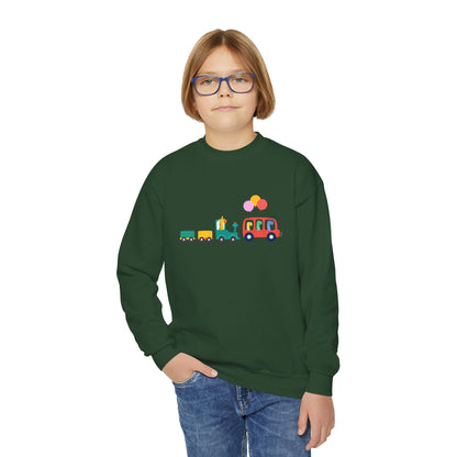 Colorful Vehicles Sweatshirt | Dino & Train | True North
