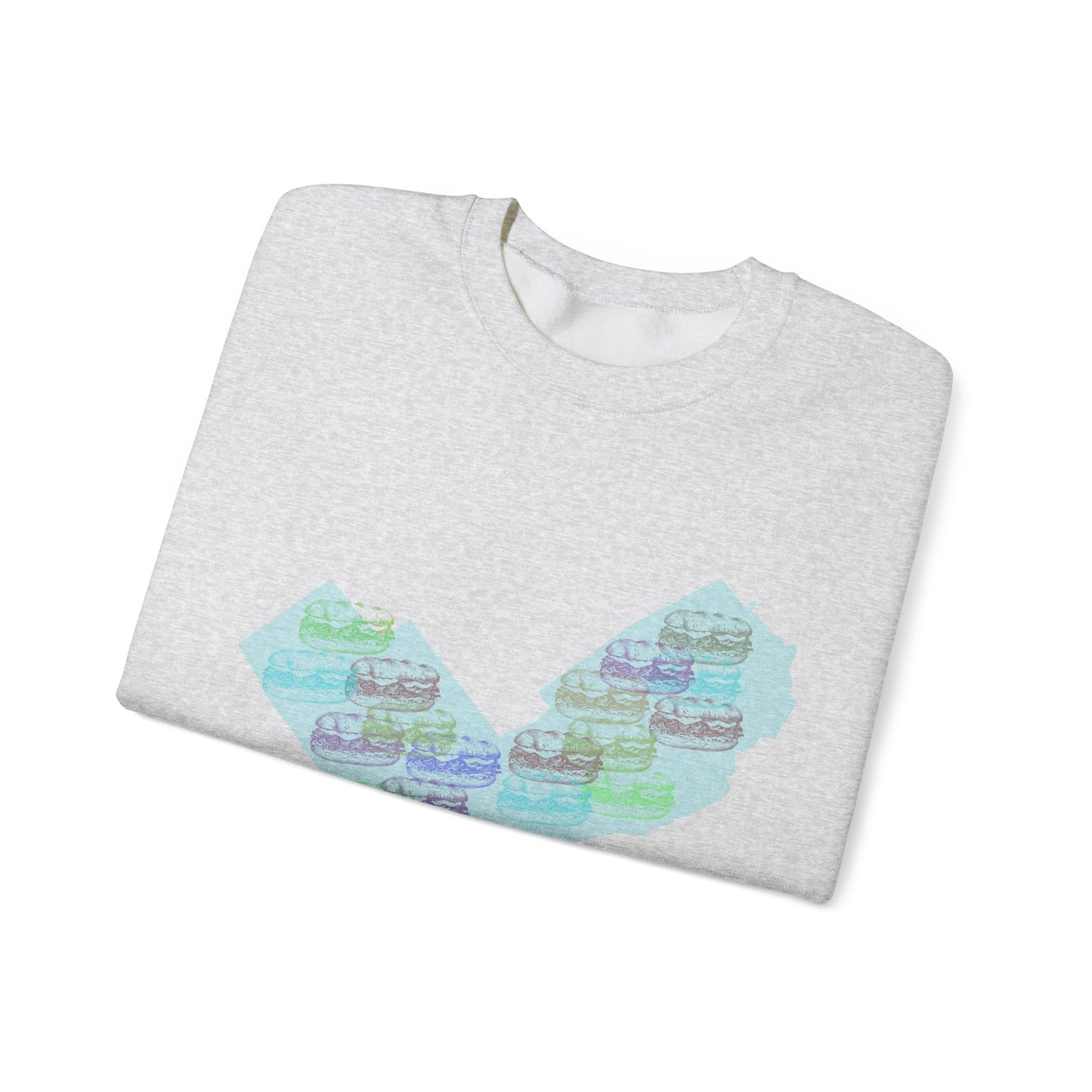 Philly's Sub Colorful Graphic Crewneck Sweatshirt | Artsy Pullover | True North
