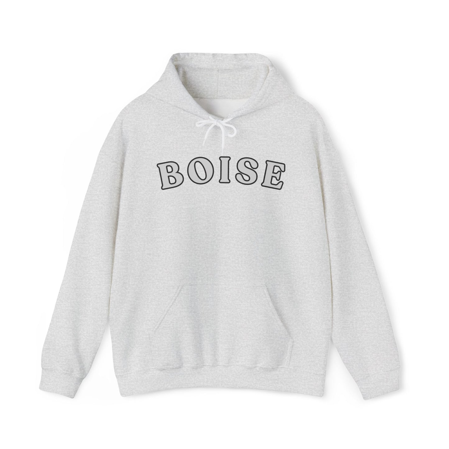 Boise Retro Arch Hoodie — Classic City Name Pullover