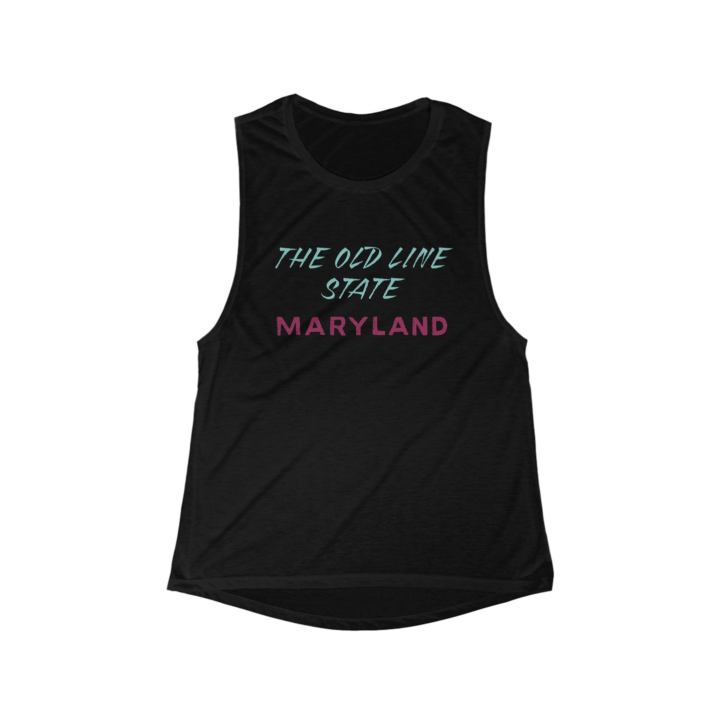 The Old Line State Maryland | Women’s Flowy Scoop Muscle Tank | True North