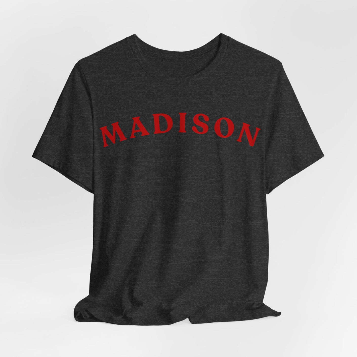 Madison Arc Name T‑Shirt — Personalized City/Name Tee