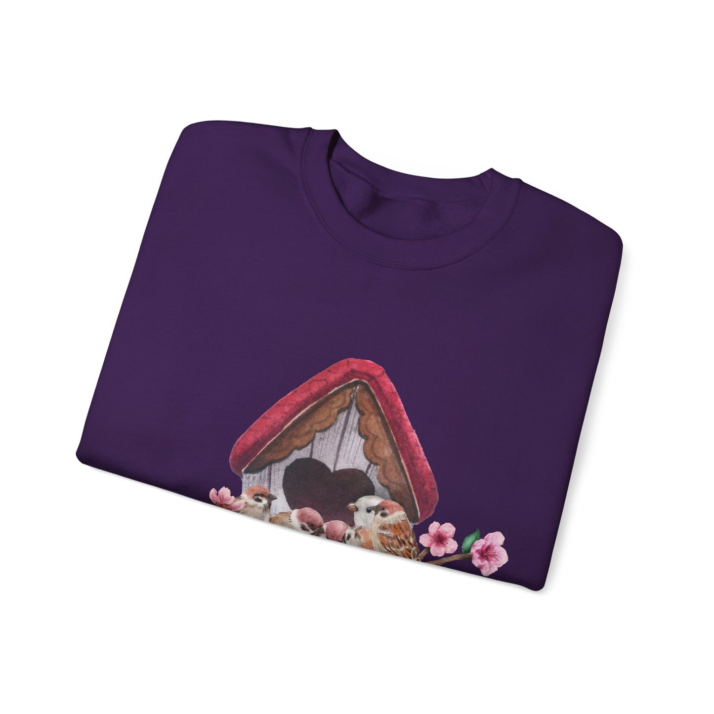 Cozy Birdhouse Crewneck Sweatshirt | Heavy Blend Pullover | True North