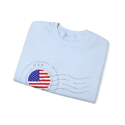 USA Flag Postmark Sweatshirt | True North