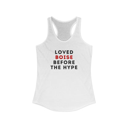 Women's Ideal Racerback Tank BOISE