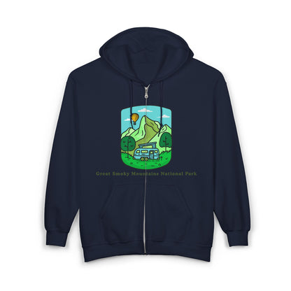 Great Smoky Mountains Zip Hoodie | National Park Adventure Wear | True North