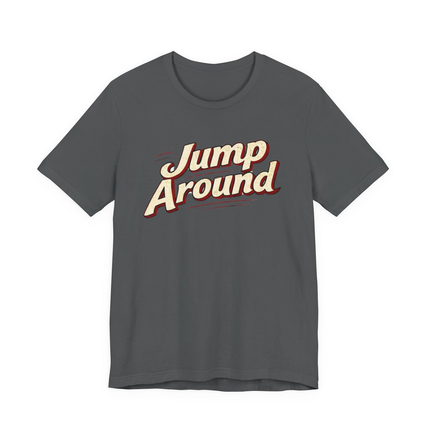 Jump Around Vintage Graphic Tee — Retro Dance Party JERSEY T‑Shirt MADISON
