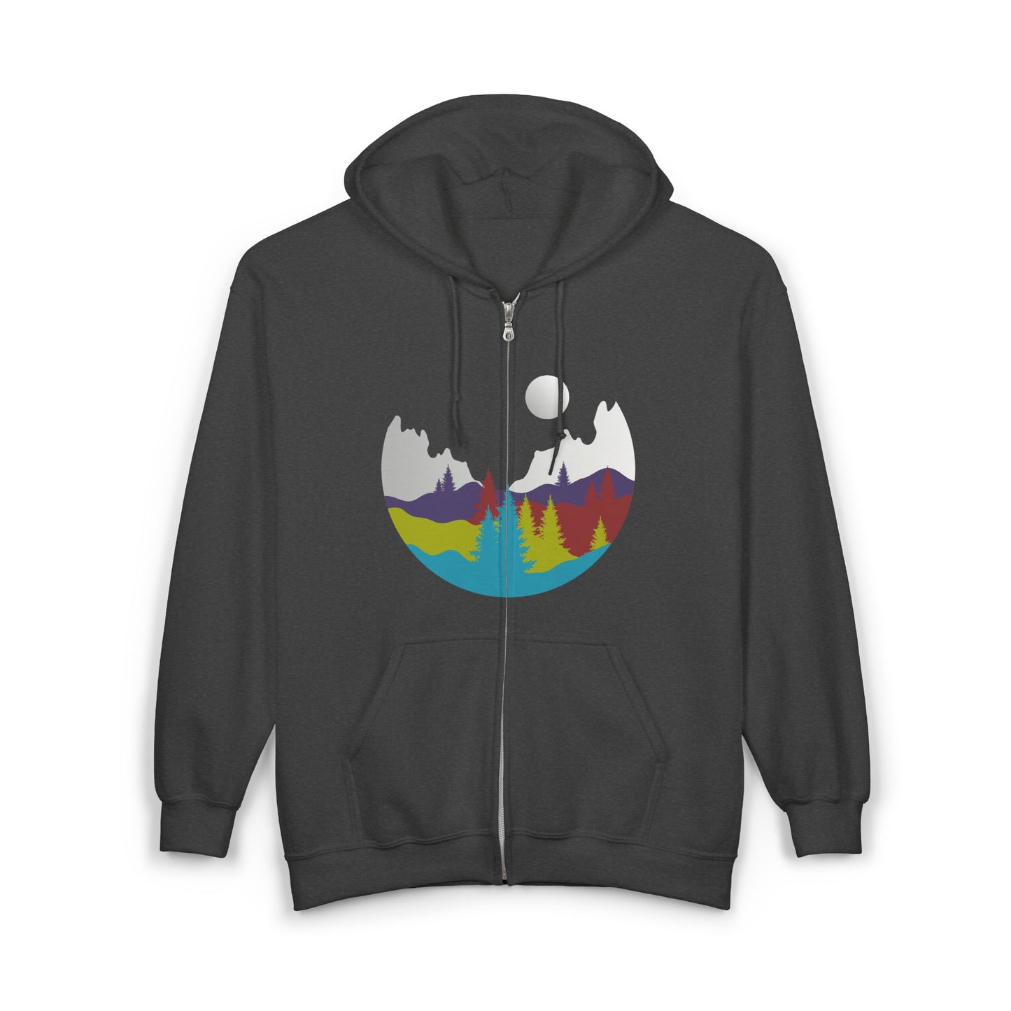 Nature-Inspired Zip Hoodie | Cozy Outdoor | True North