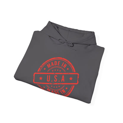 American Pride Apparel, Made in USA Hooded Sweatshirt | Heavy Blend Hoodie  | True North