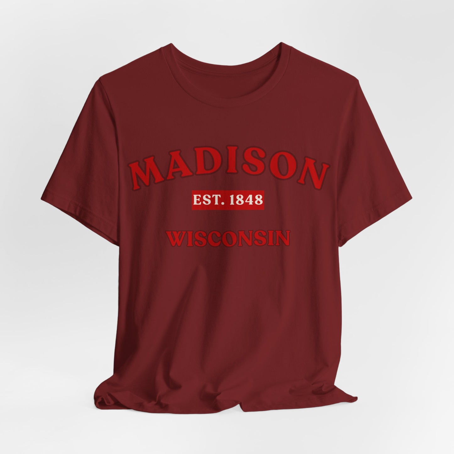 Madison Wisconsin Established 1848 JERSEY Tee