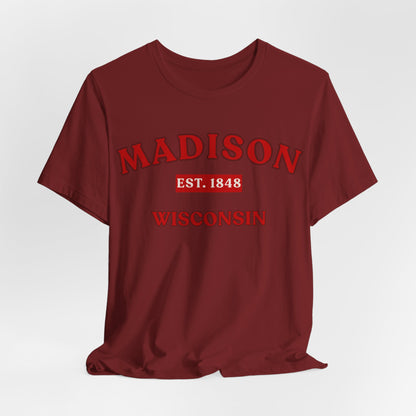 Madison Wisconsin Established 1848 JERSEY Tee