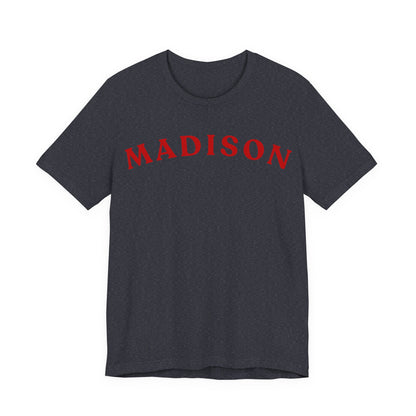 Madison Arc Name T‑Shirt — Personalized City/Name Tee