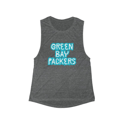 Green Bay Packers | Women’s Flowy Scoop Muscle Tank | True North