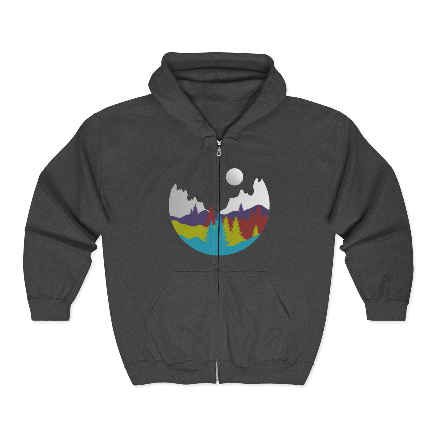 Nature-Inspired Zip Hoodie | Cozy Outdoor | True North