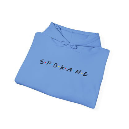 Spokane Script Hoodie - Minimal City Name Pullover