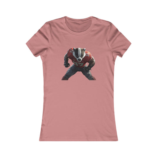 Badger Football Graphic Tee — Women's Sports Fan T-Shirt MADISON