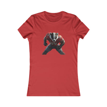 Badger Football Graphic Tee — Women's Sports Fan T-Shirt MADISON