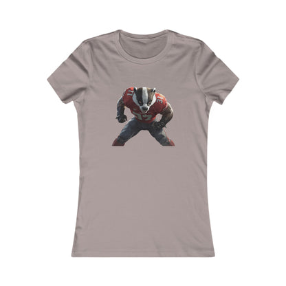 Badger Football Graphic Tee — Women's Sports Fan T-Shirt MADISON