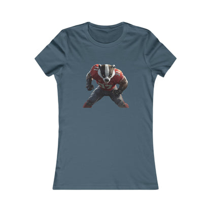 Badger Football Graphic Tee — Women's Sports Fan T-Shirt MADISON