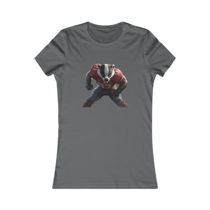 Badger Football Graphic Tee — Women's Sports Fan T-Shirt MADISON