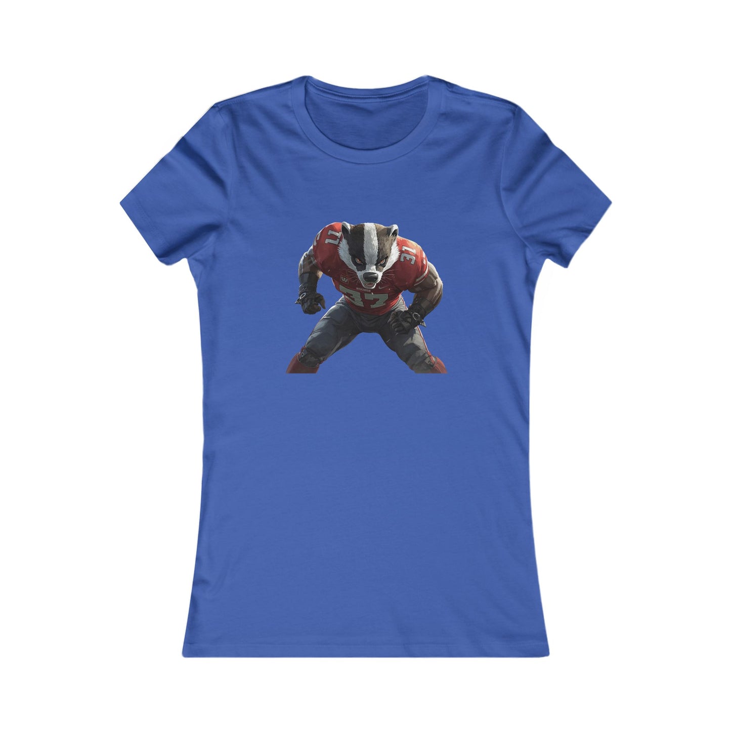 Badger Football Graphic Tee — Women's Sports Fan T-Shirt MADISON