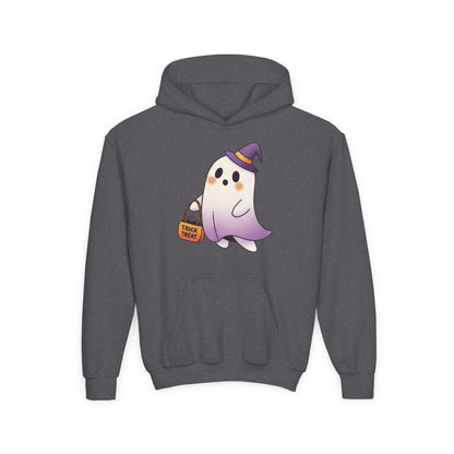 Youth Ghost Hoodie for Halloween | Comfy Fall Sweatshirt | True North