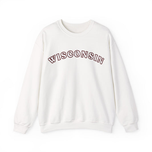 Wisconsin Arch Unisex  Sweatshirt | Soft Cotton Fit | True North