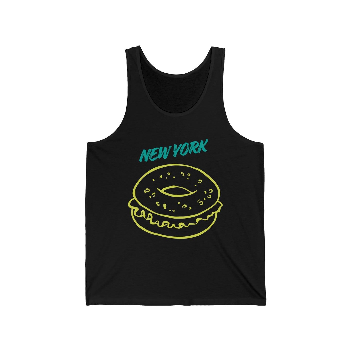 New York Bagel Men/Unisex Tank Top | Retro Deli | True North