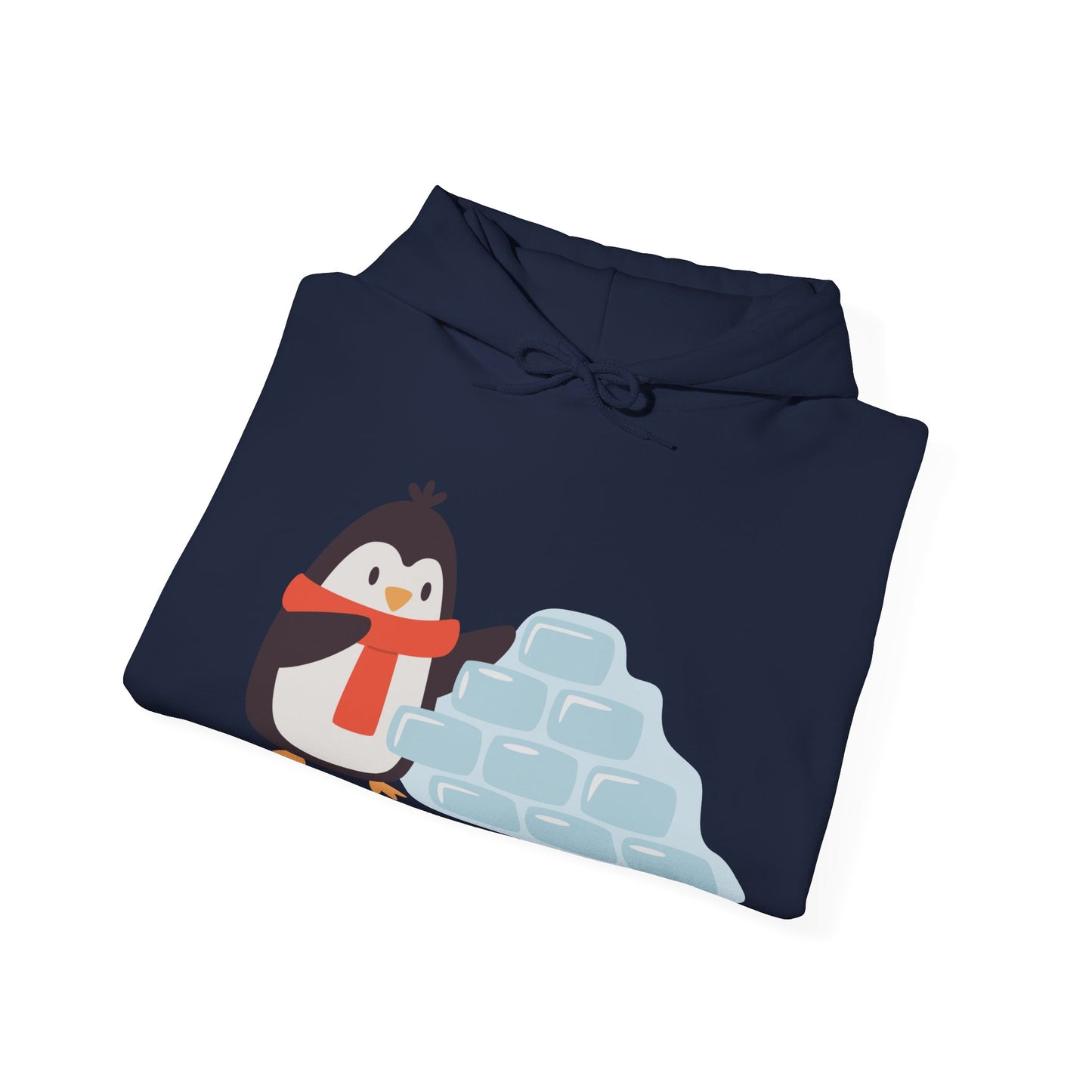 Cozy Penguin Hoodie | Winter Sweatshirt with Cute Holiday Theme | True North