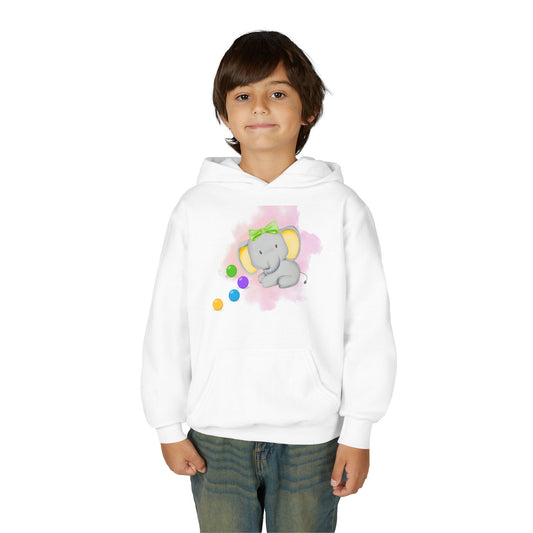 Cute Elephant Youth Sweatshirt | Cozy Playtime Essential | True North