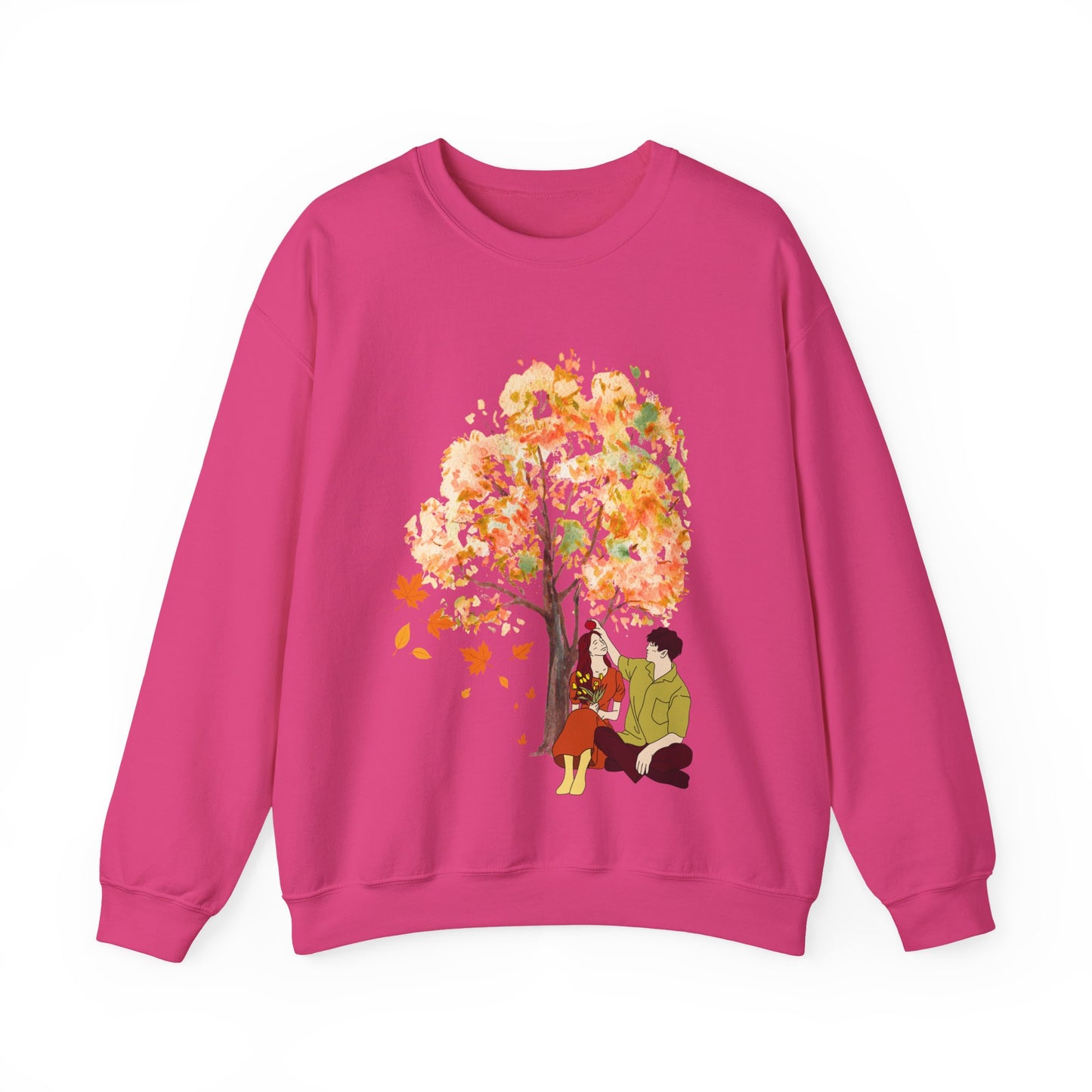 Cozy Fall Couple Crewneck Sweatshirt | Autumn Vibes | True North