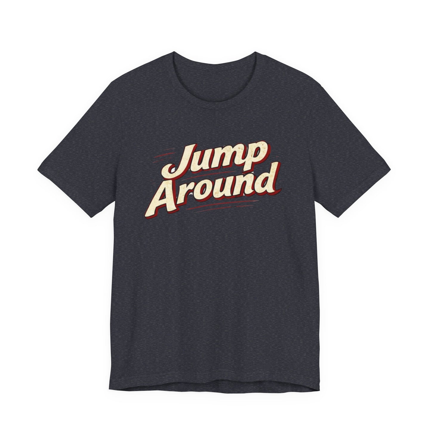 Jump Around Vintage Graphic Tee — Retro Dance Party JERSEY T‑Shirt MADISON
