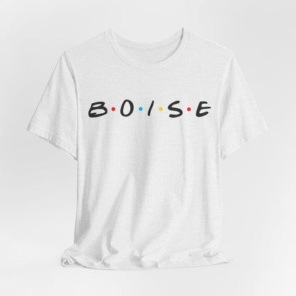 Boise Retro Friends-Style Tee — City Name Graphic T-Shirt