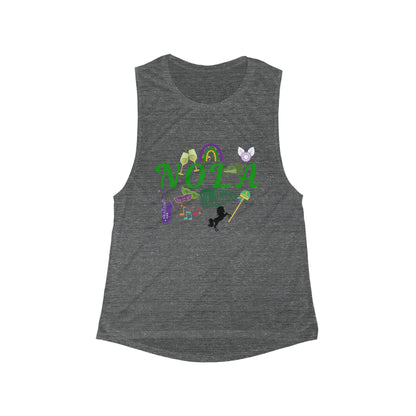 New Orleans Louisiana | Women’s Flowy Scoop Muscle Tank | True North